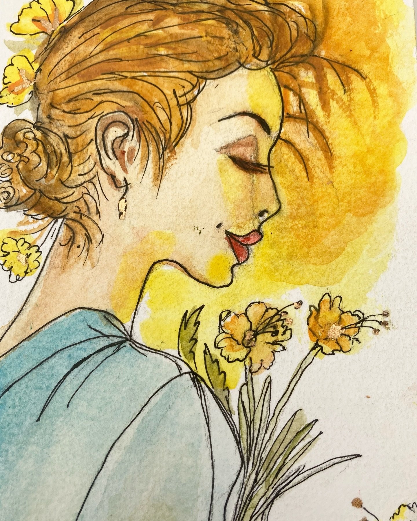 Imperfect Portrait Tokens. Today&rsquo;s token is for courage and strength - untying ourselves from our negative past and looking to a brighter future.

These tiny imperfect portraits are to brighten your day to celebrate different aspects of love, f