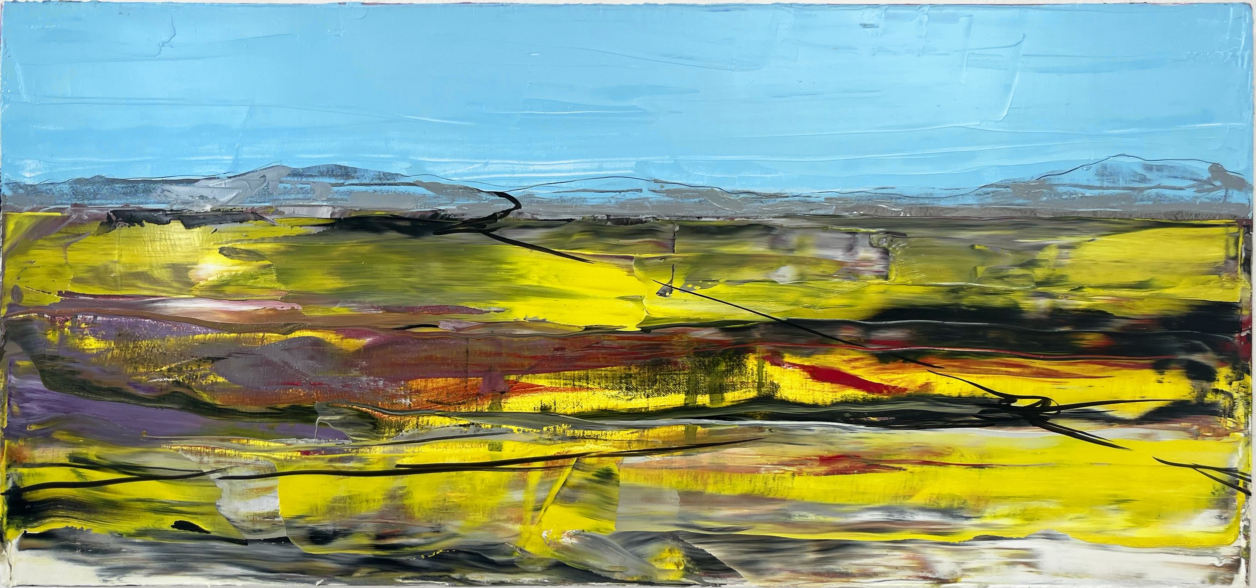 Landscape Study 214, 2025 (14" x 30")
