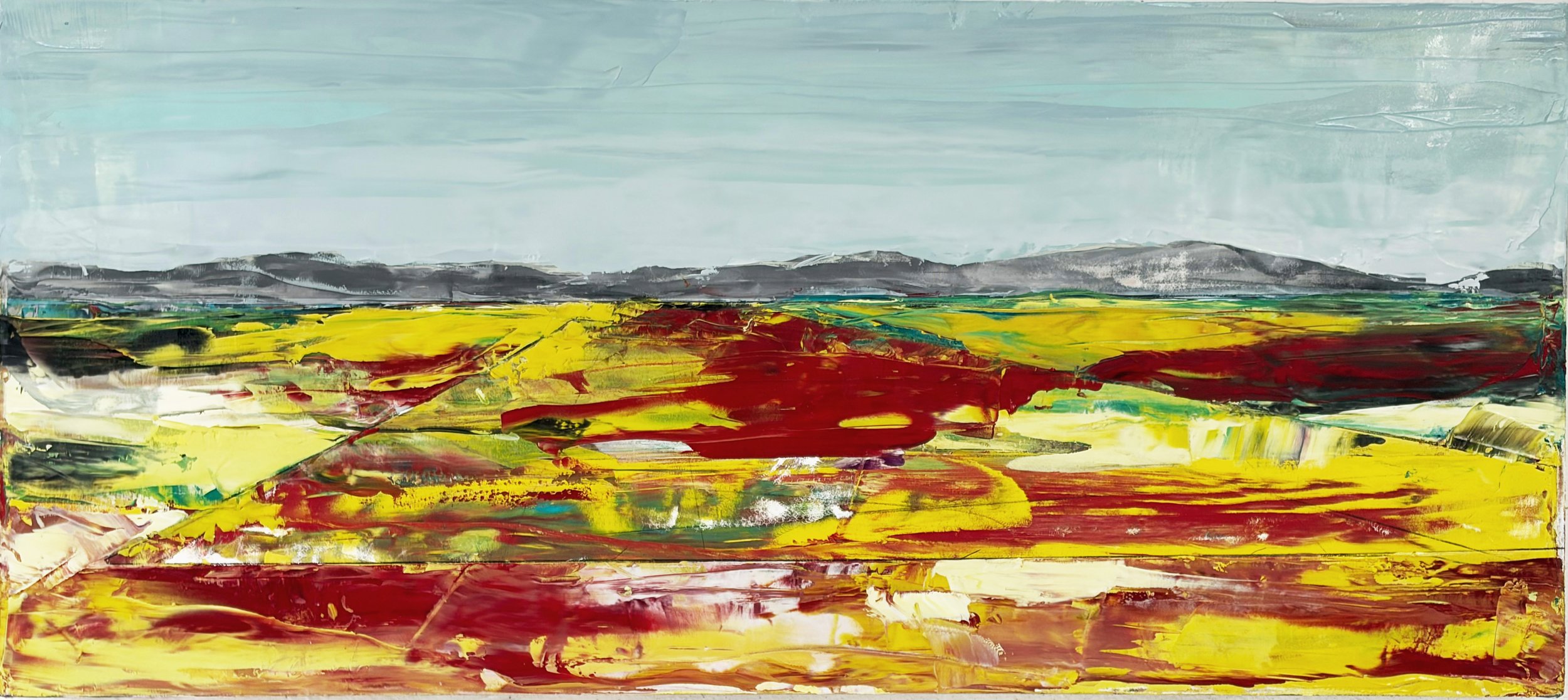 Landscape Study 238, 2026, 16" x 36", oil/canvas