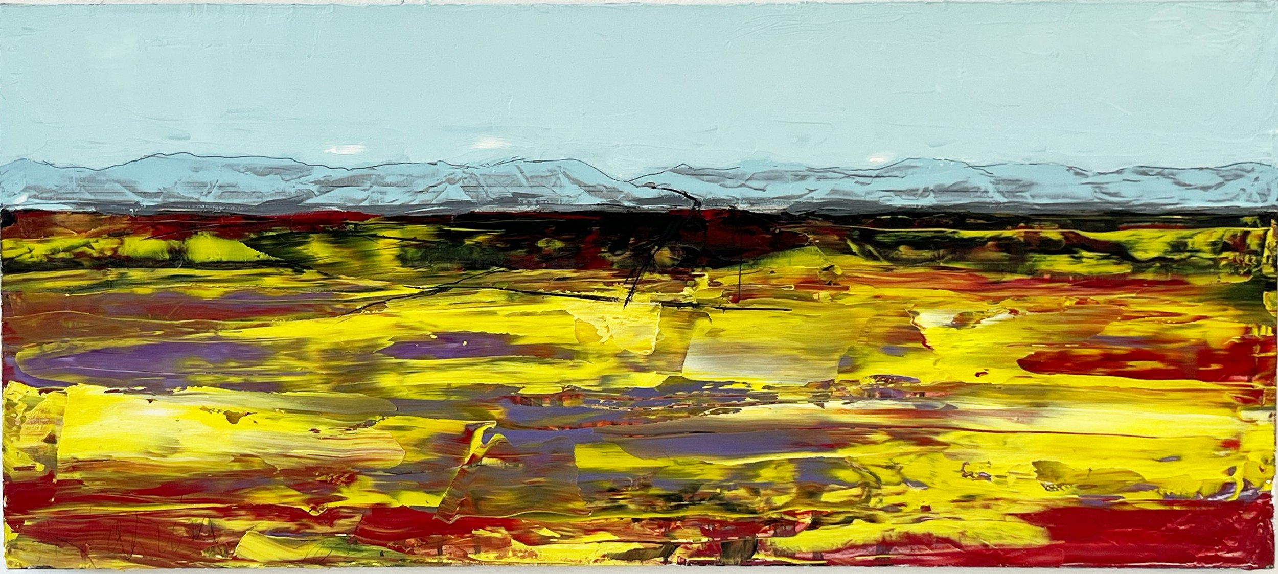 Landscape Study 220, 2026, 16" x 36", oil/canvas