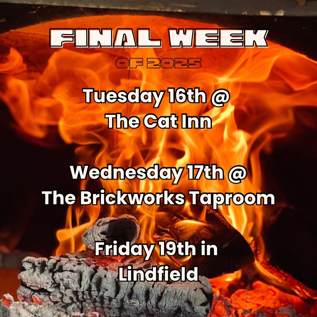 Last week at SOPI Pizza before we close for Christmas and a winter break 🖤🍕

Serving this week:

📍 Tuesday 16th &mdash; The Cat Inn
📍 Wednesday 17th &mdash; Brickworks Brewery
📍 Friday 19th &mdash; Lindfield

Come make the most of it &mdash; see