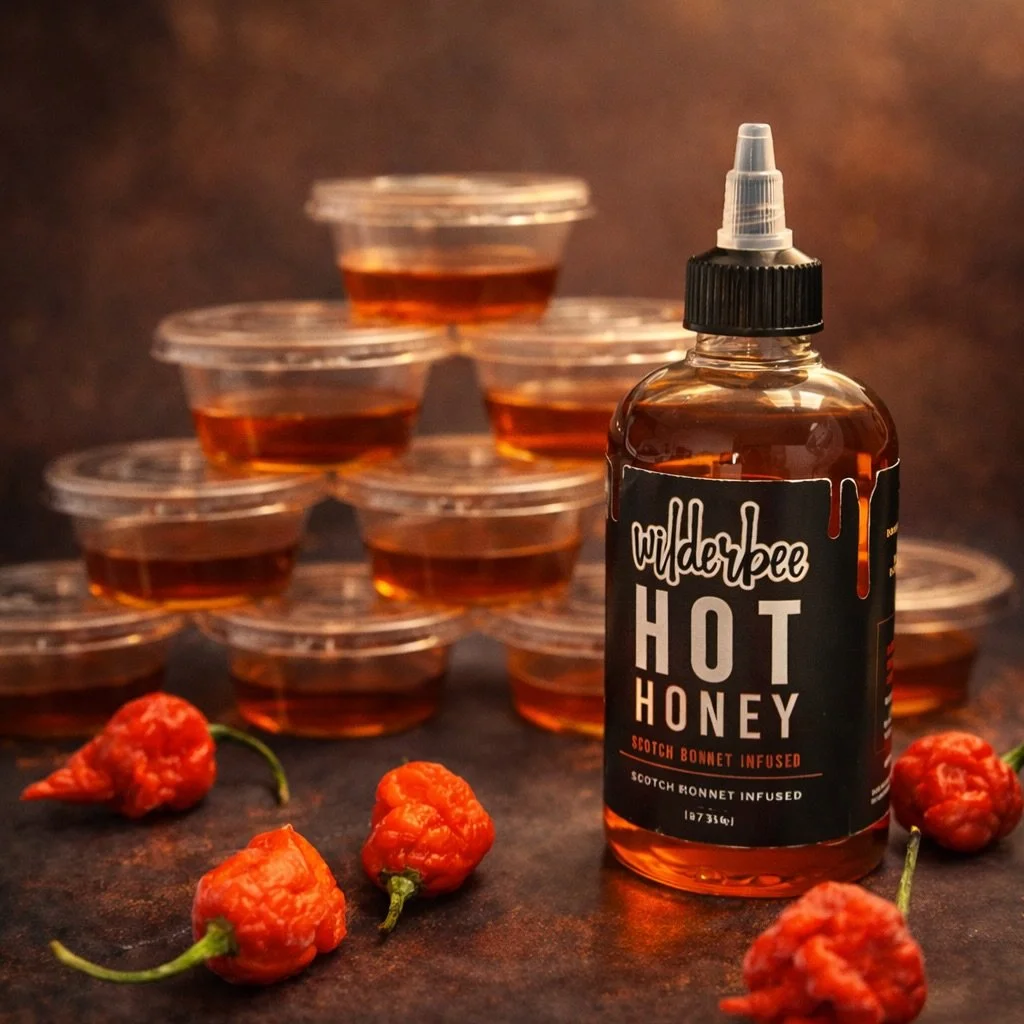 🔥 Limited Hot Honey!
We&rsquo;ve got a small batch of Scotch Bonnet Hot Honey available &mdash; portion pots are &pound;1 while they last.
Perfect on pepperoni&hellip; or honestly, anything.

&bull;
&bull;
&bull;
&bull;
&bull;
#pizza #woodfiredpizza