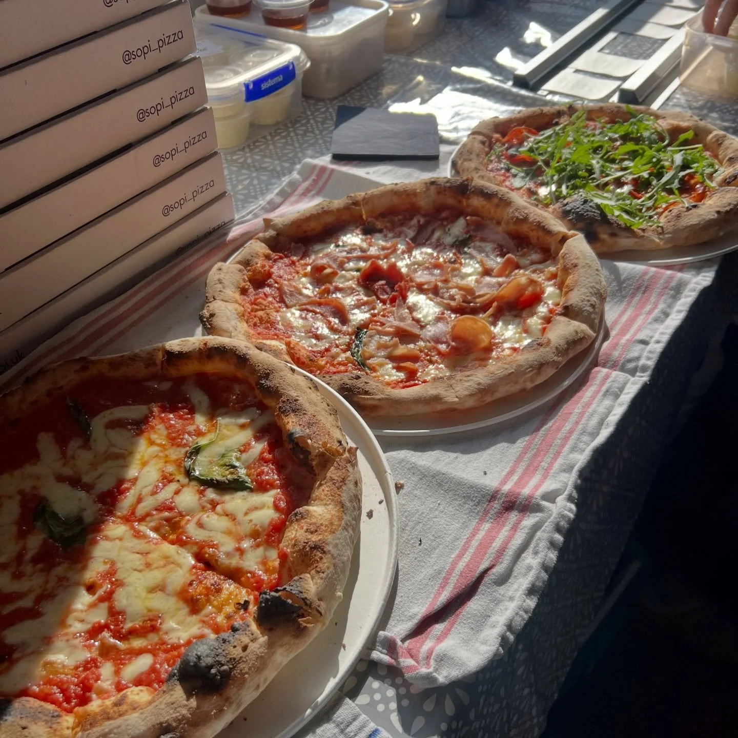 Today 🍕🍺

We&rsquo;re at @thesportsmanpub for the @kodabrewingco brewery launch &mdash; serving from 12pm.

Fresh beer, music and pizza all day 🔥

Also&hellip; we&rsquo;ve quietly rolled out a new menu 👀
A couple of new pizzas, olives and tiramis