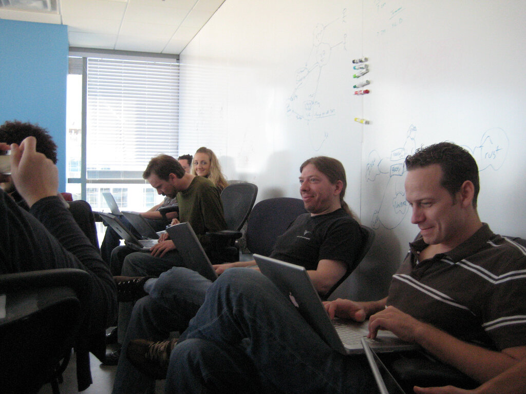 A typical Voxeo all-hands meeting.