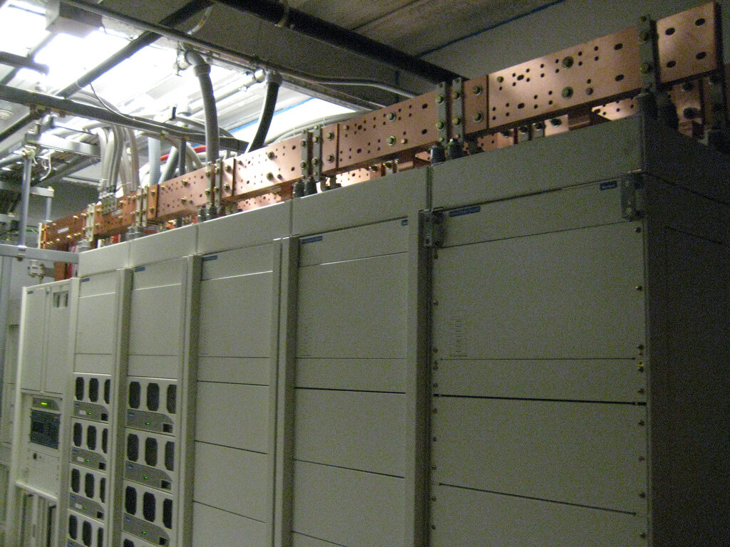 The Widowmaker - an 1800 amp, 48 volt bus-bar at Voxeo's Orlando data center.