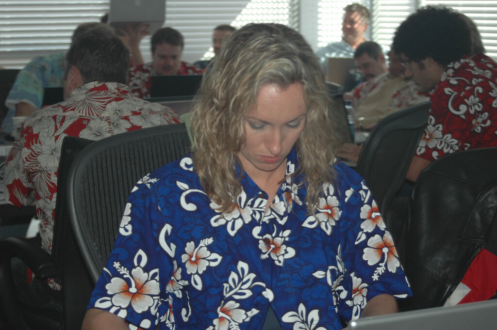 Tropo launch day (with tropical theme).