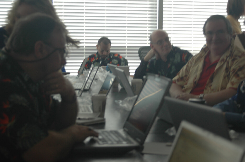 Tropo launch day (with tropical theme).