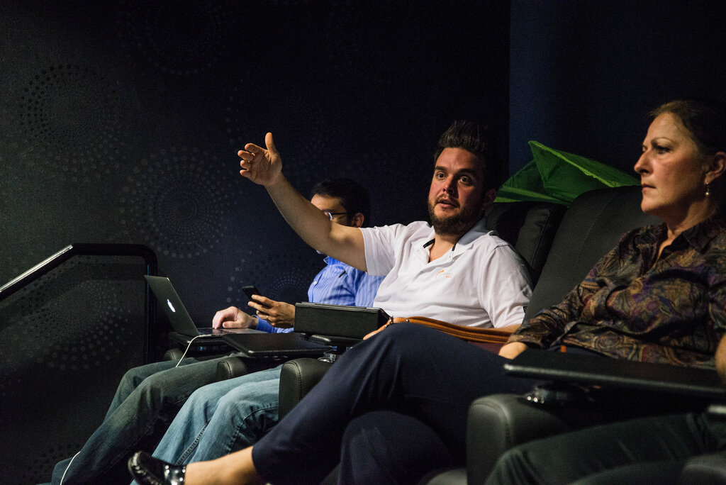 Voxeo theater room.