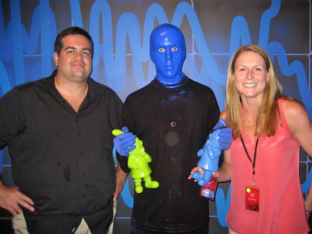 Voxeo summit, Blue Man after party.
