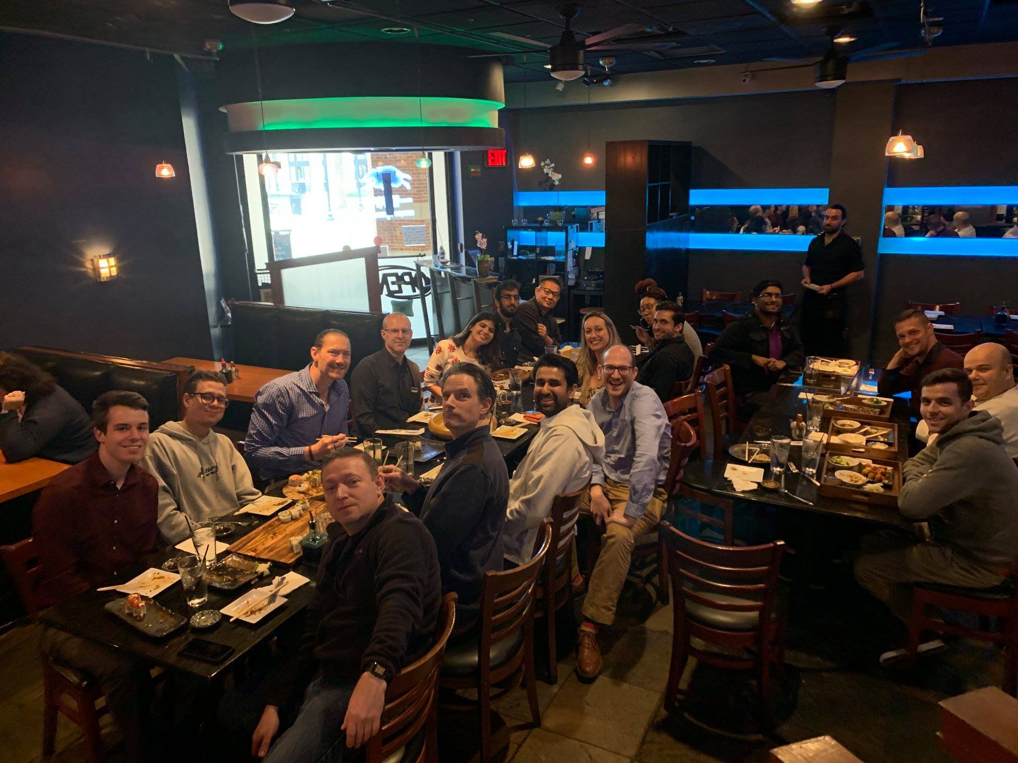 After-IEM lunch at Amura, a downtown Orlando Sushi restaurant famous for its "JT Roll".