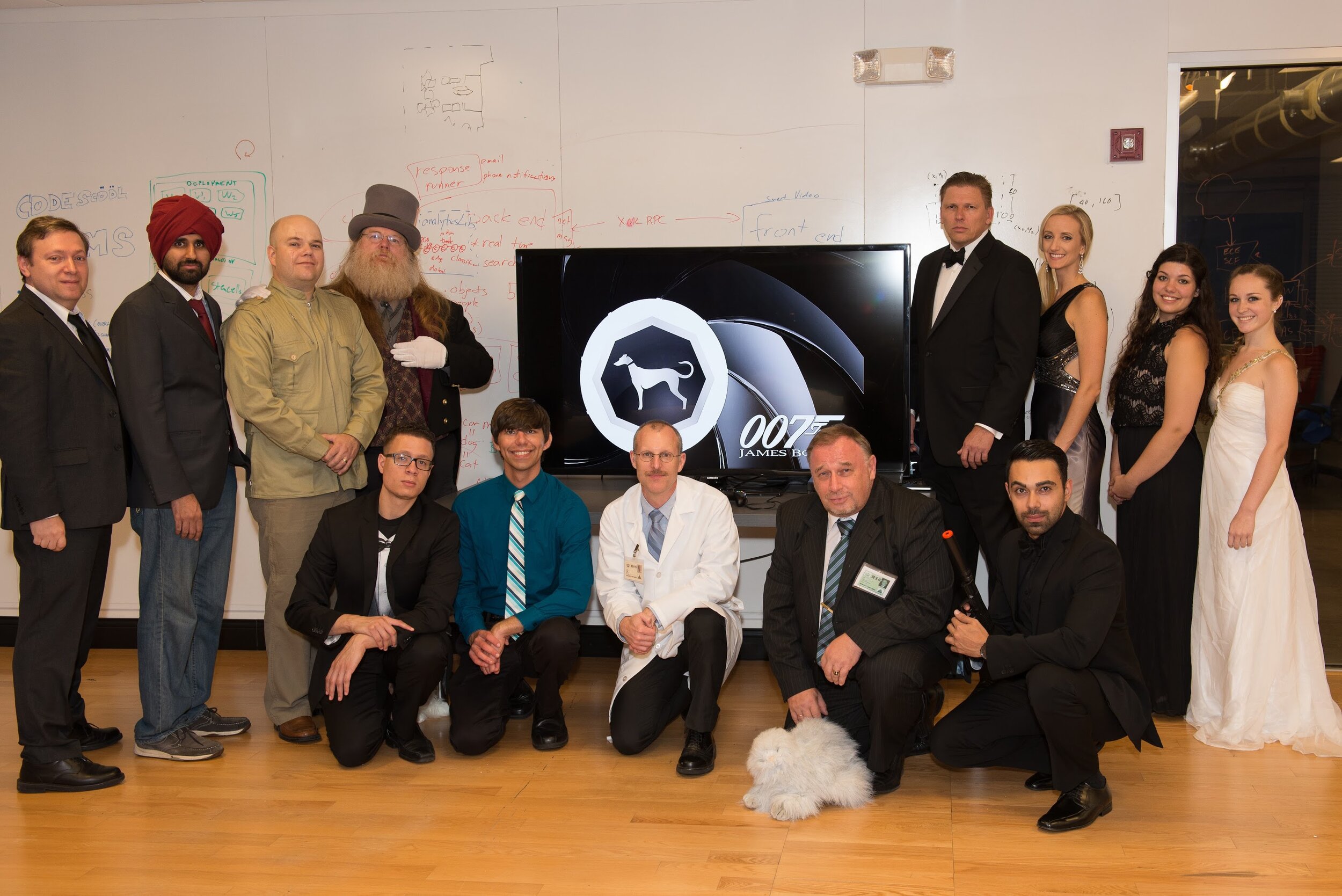 Sighthound 007 party.