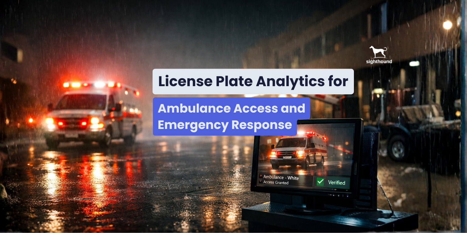 License Plate Analytics for Ambulance Access and Emergency Response