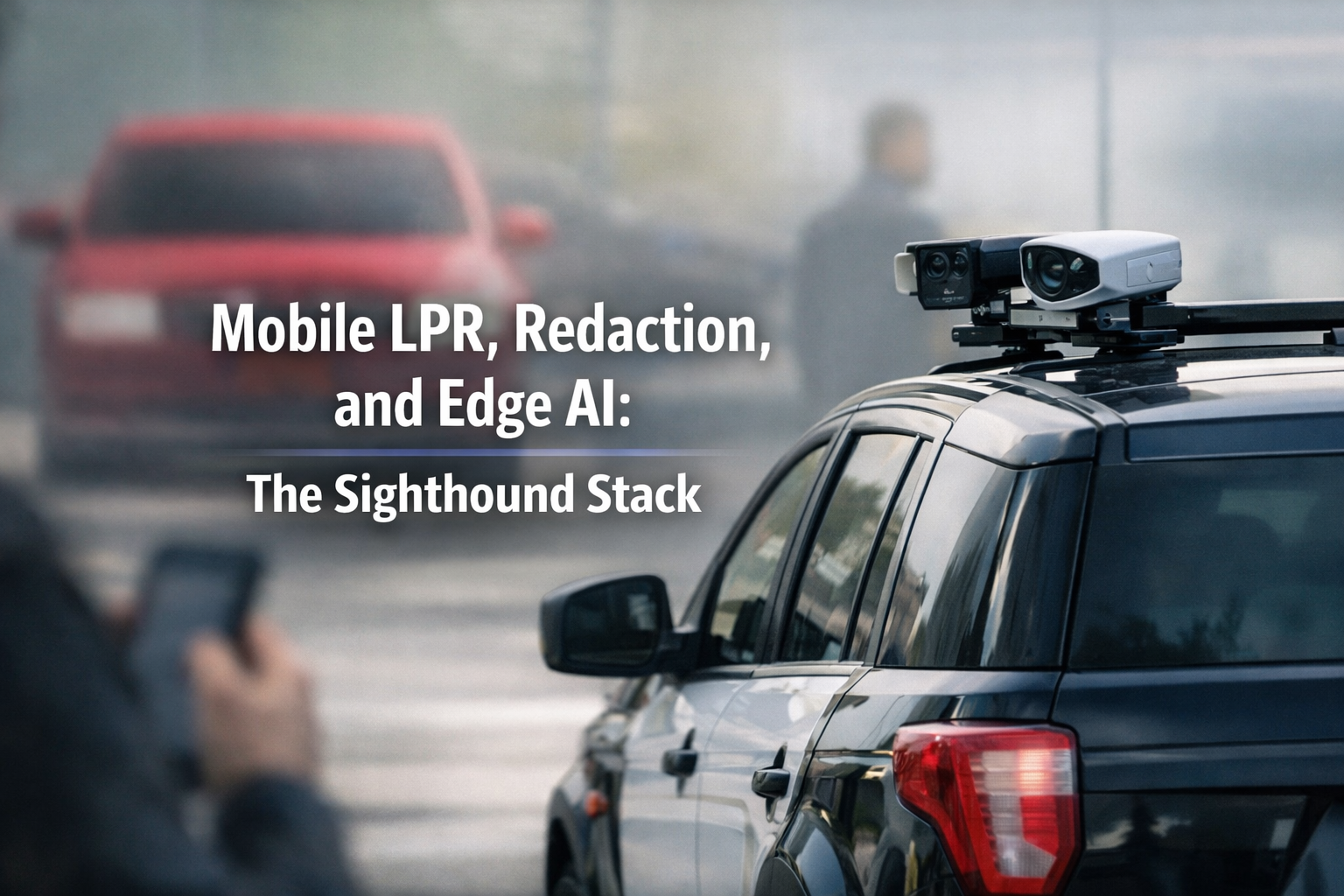 Mobile License Plate Recognition (LPR), Redaction, and Edge AI: The Sighthound Stack