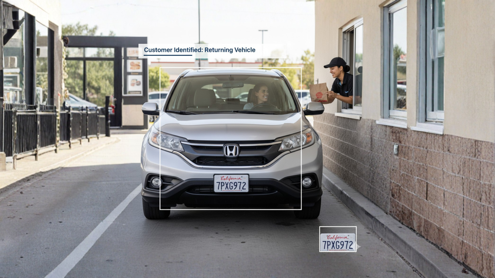 Vehicles outside a retail or automotive location