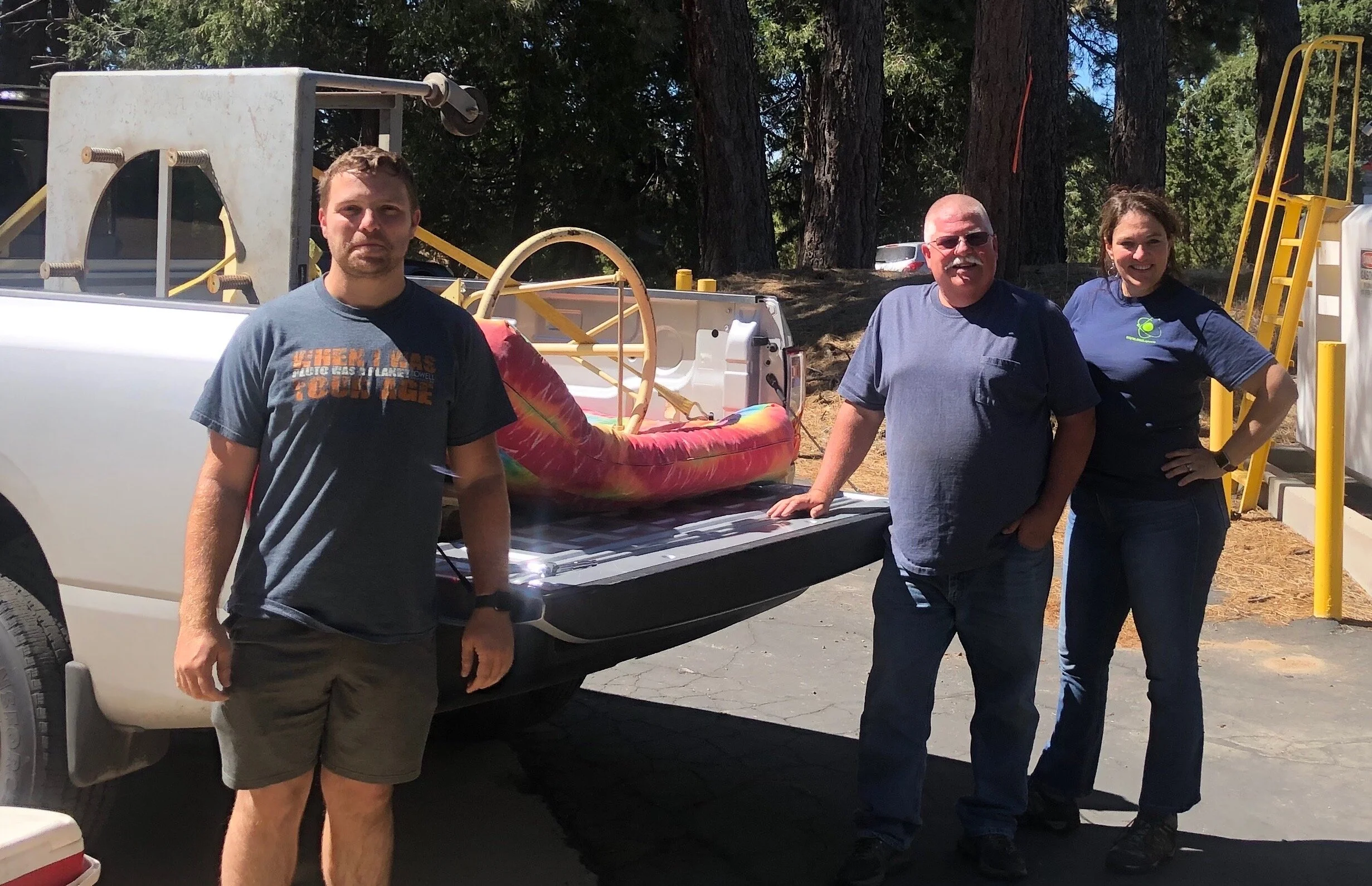 Trip to California to bring back a spectrometer July 2019