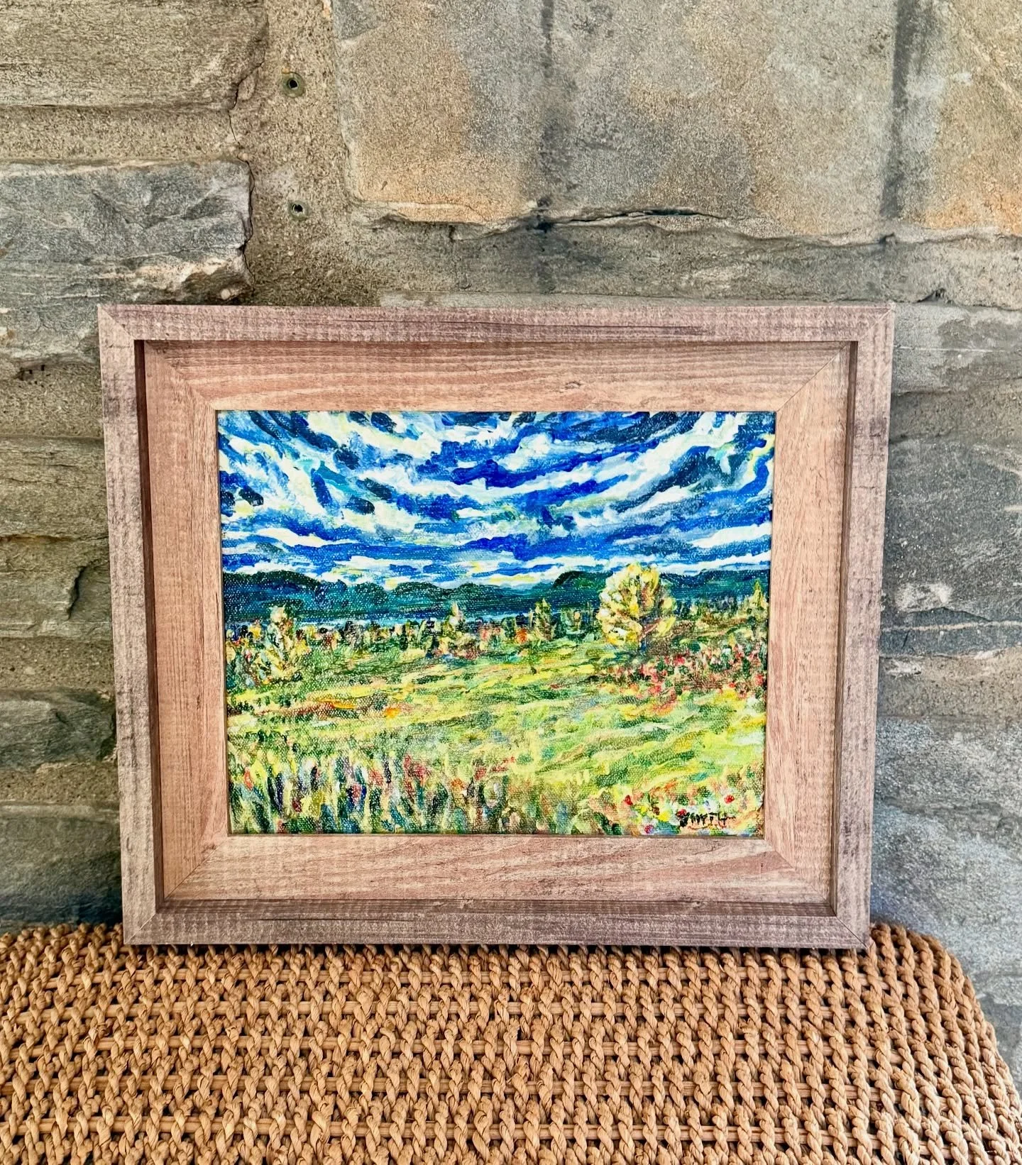 Sweetest lil 8x10 painting from Maine 
Sold