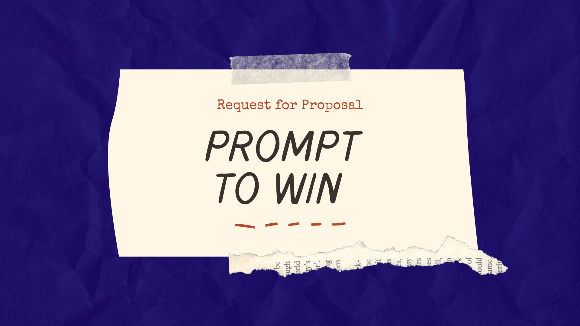 Prompt to Win
