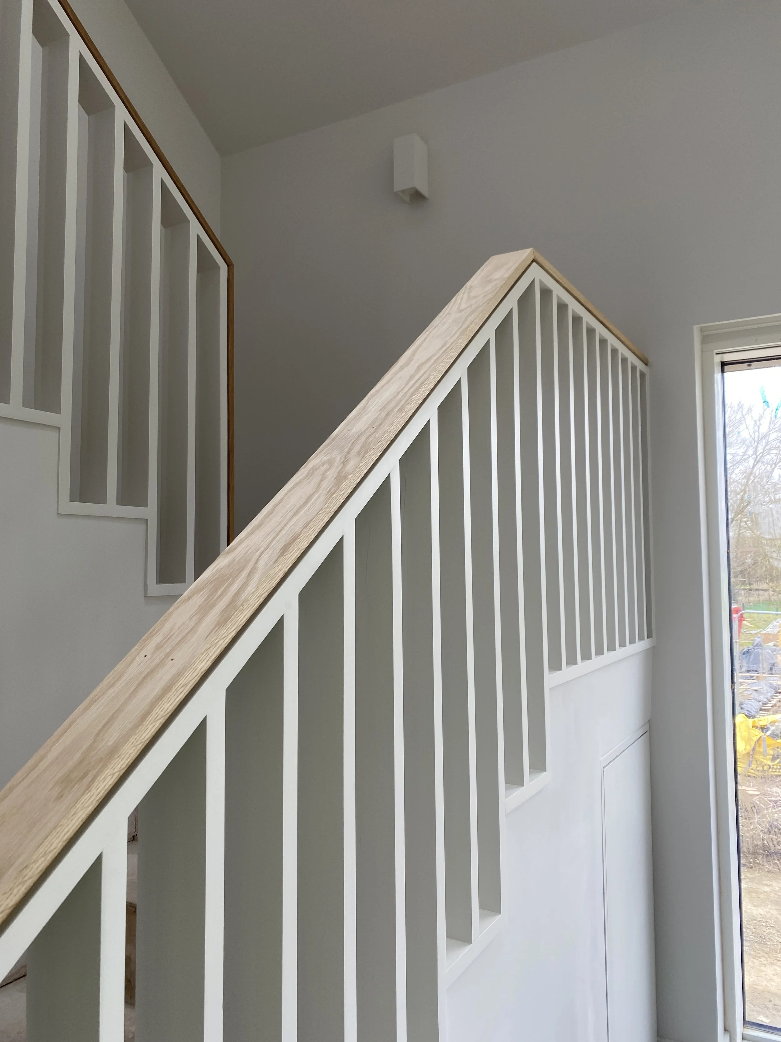 Grain Store Barn Conversion Timber Stair Oak Handrail.jpg