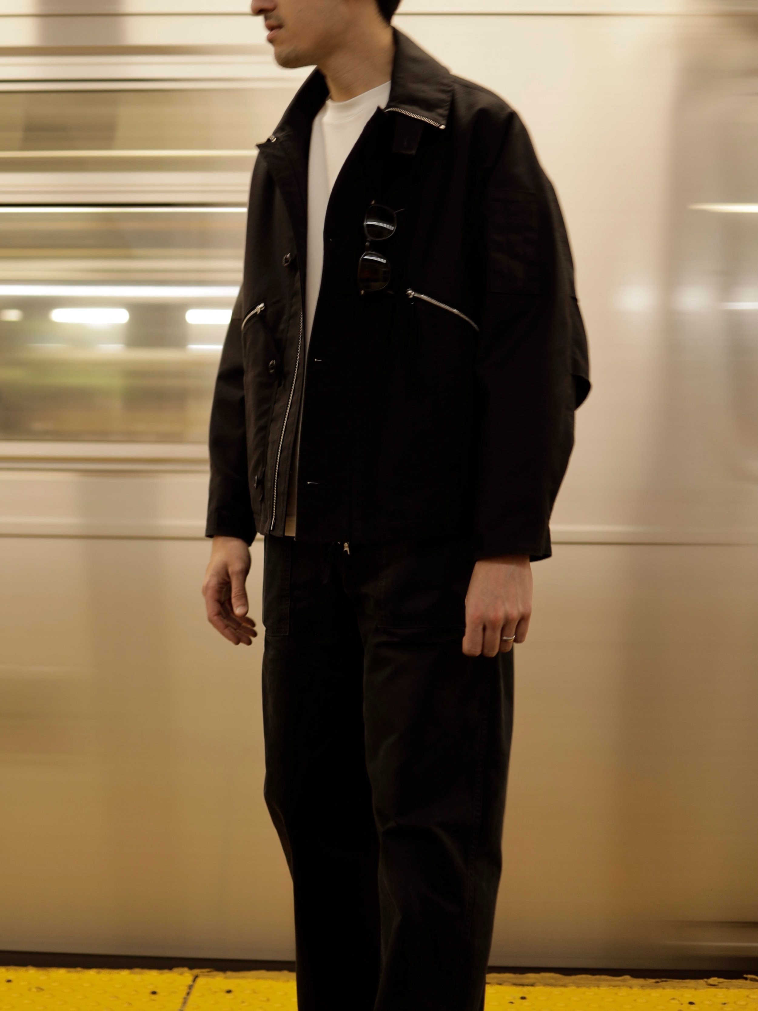 Introducing our latest addition to our permanent collection, the Navigator jacket. 
A reproduction of the legendary Royal Air Force MK3 jacket in an American made black cotton ripstop.
Our version features all true to original details along with a ni