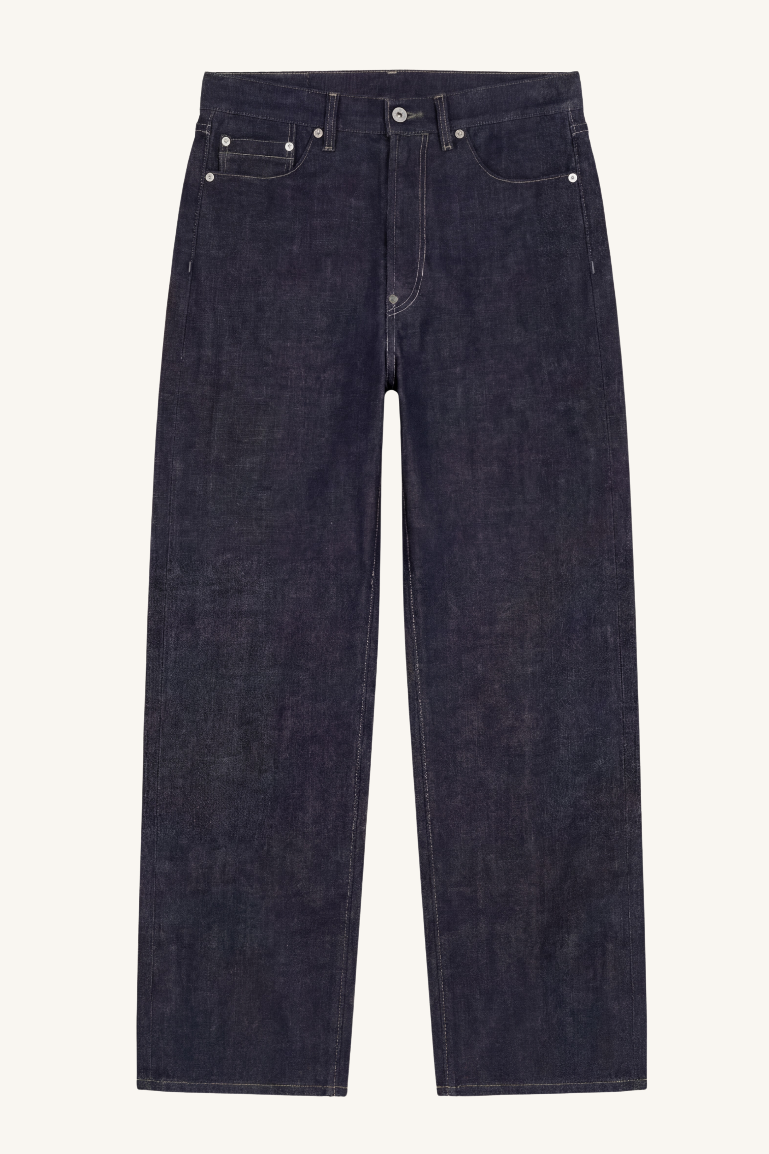 Indigo Ko'lon Selvedge Denim Jeans