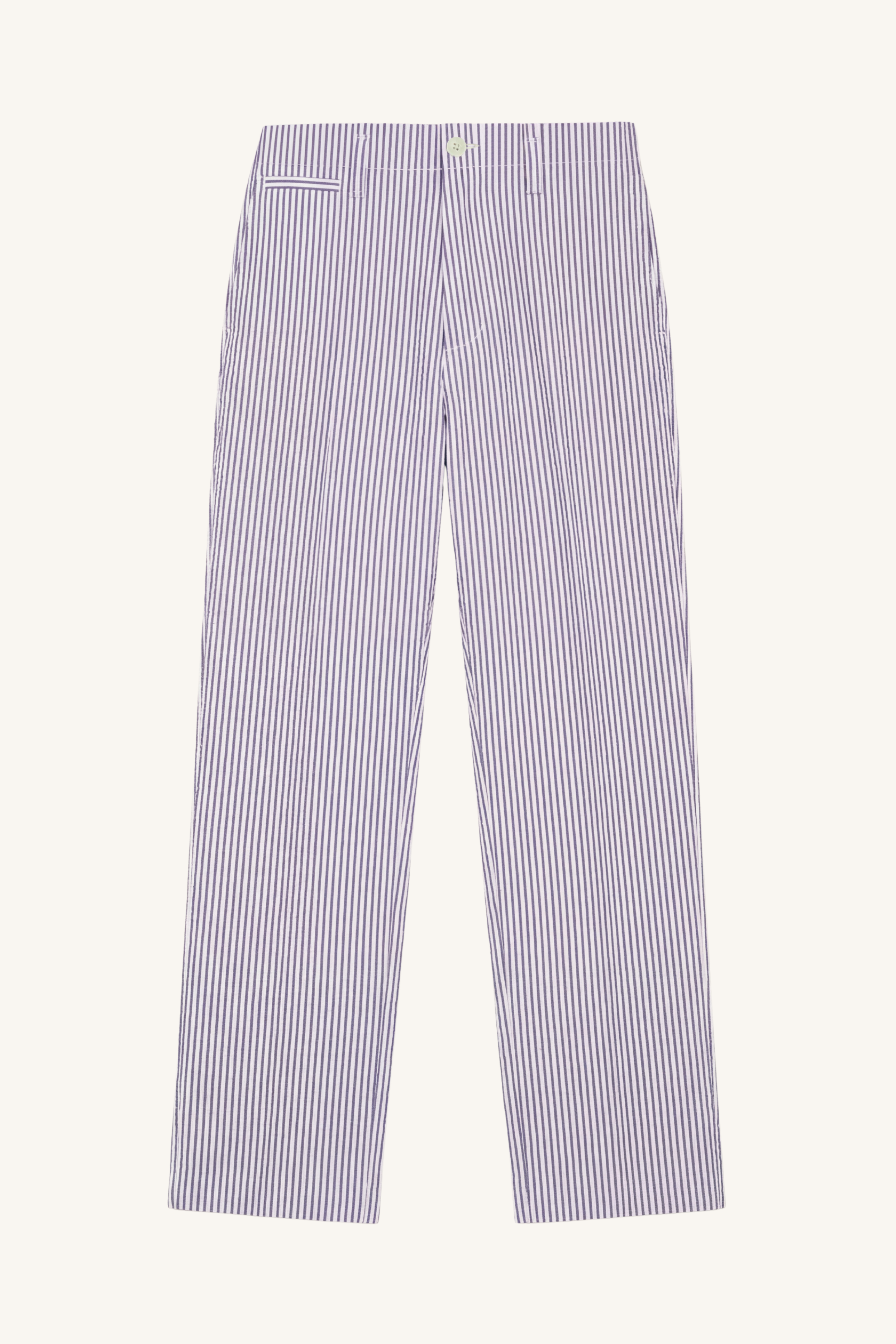 Indigo Seersucker Military Chino