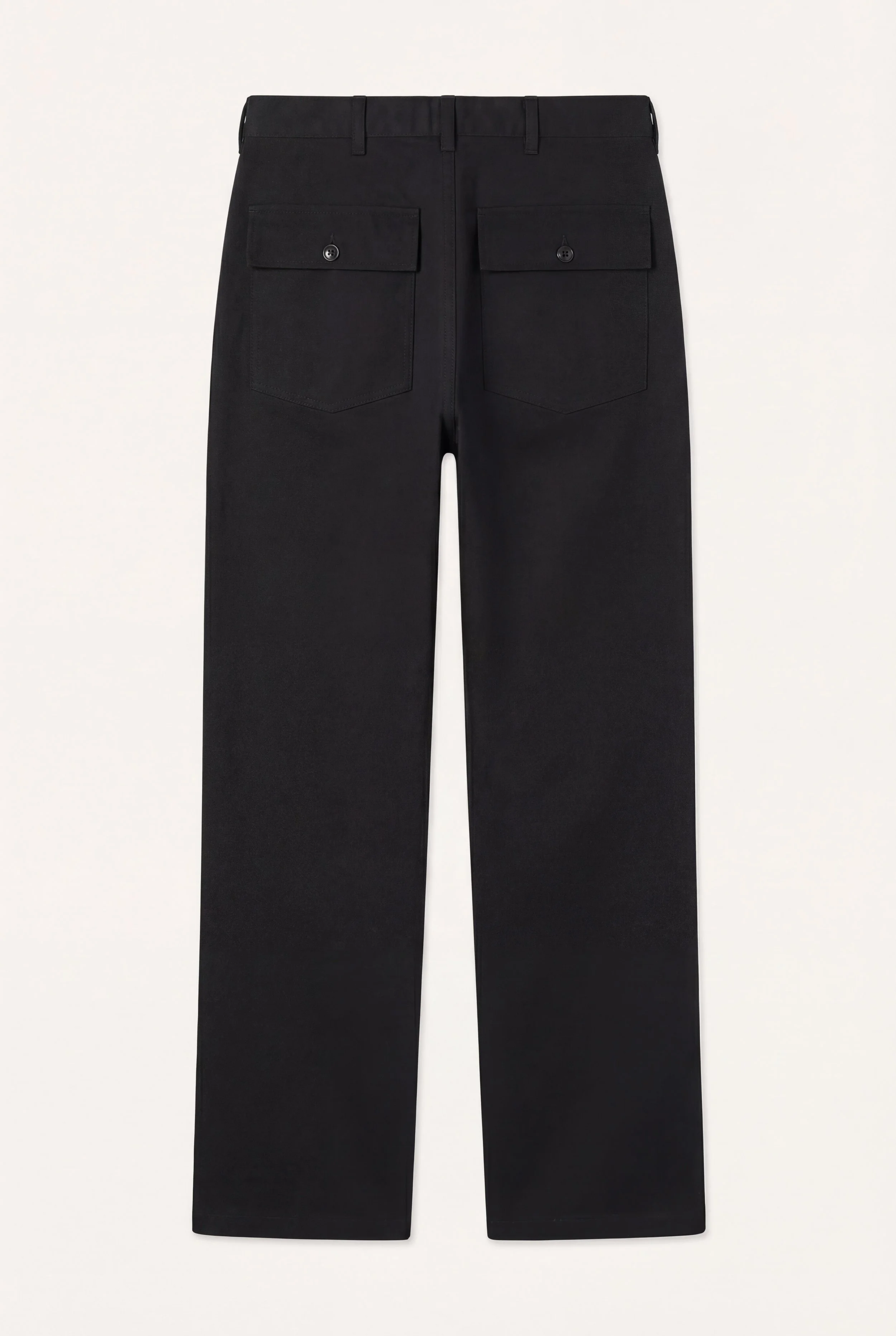 Back view of [ko'lon] Austin Fatigue Pant highlighting patch pockets and clean workwear construction