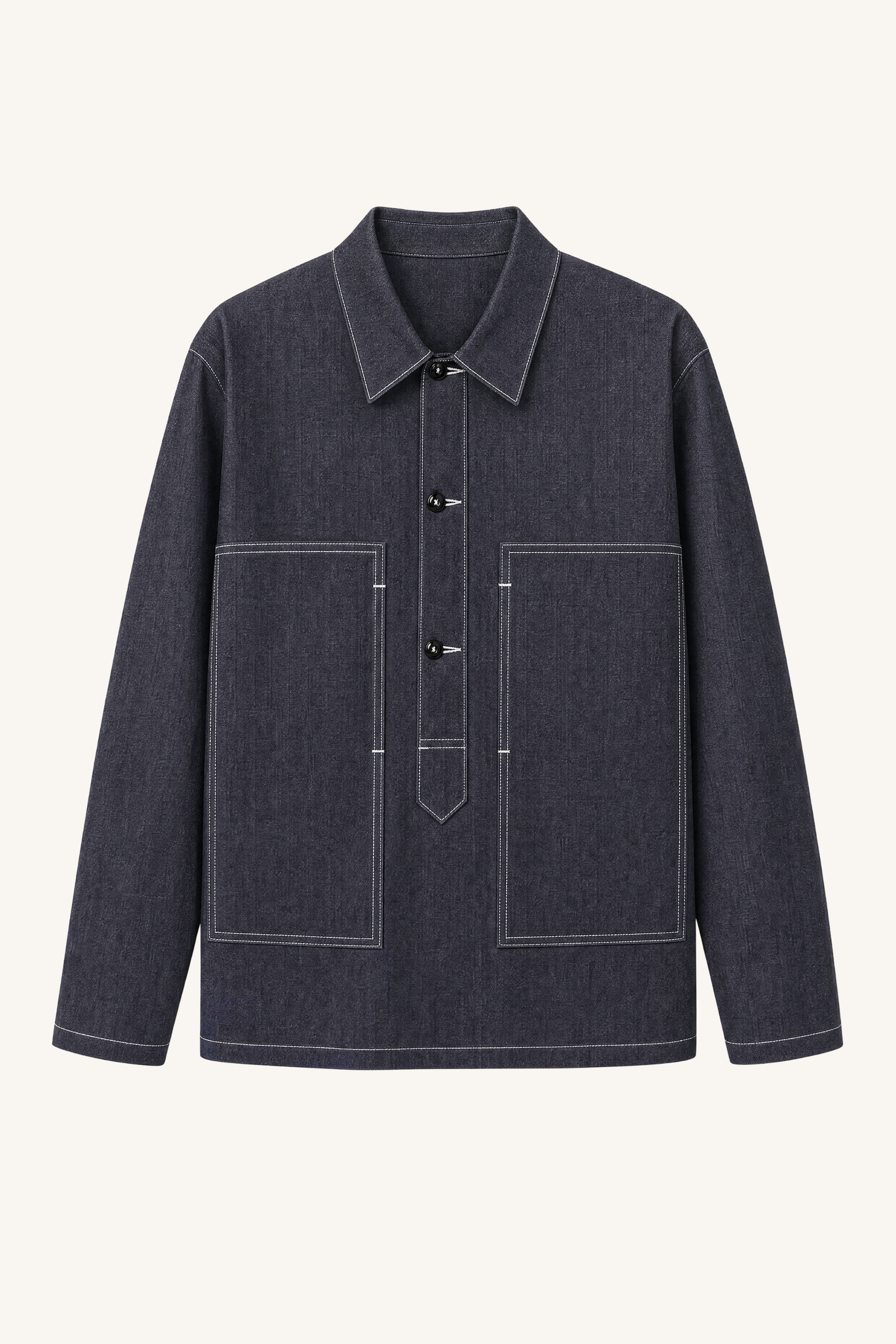 Selvedge Denim Pullover shirt