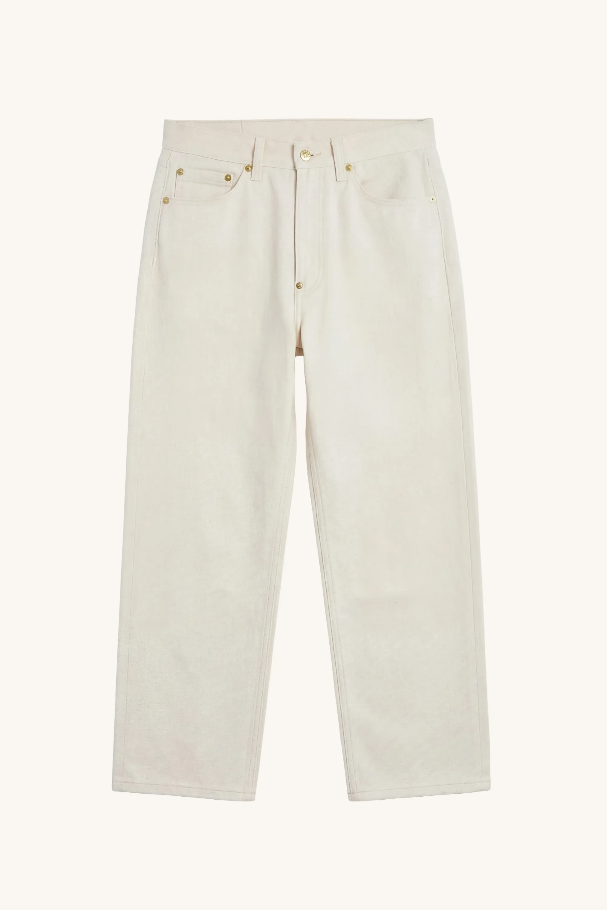 Selvedge Denim Jeans in Ecru