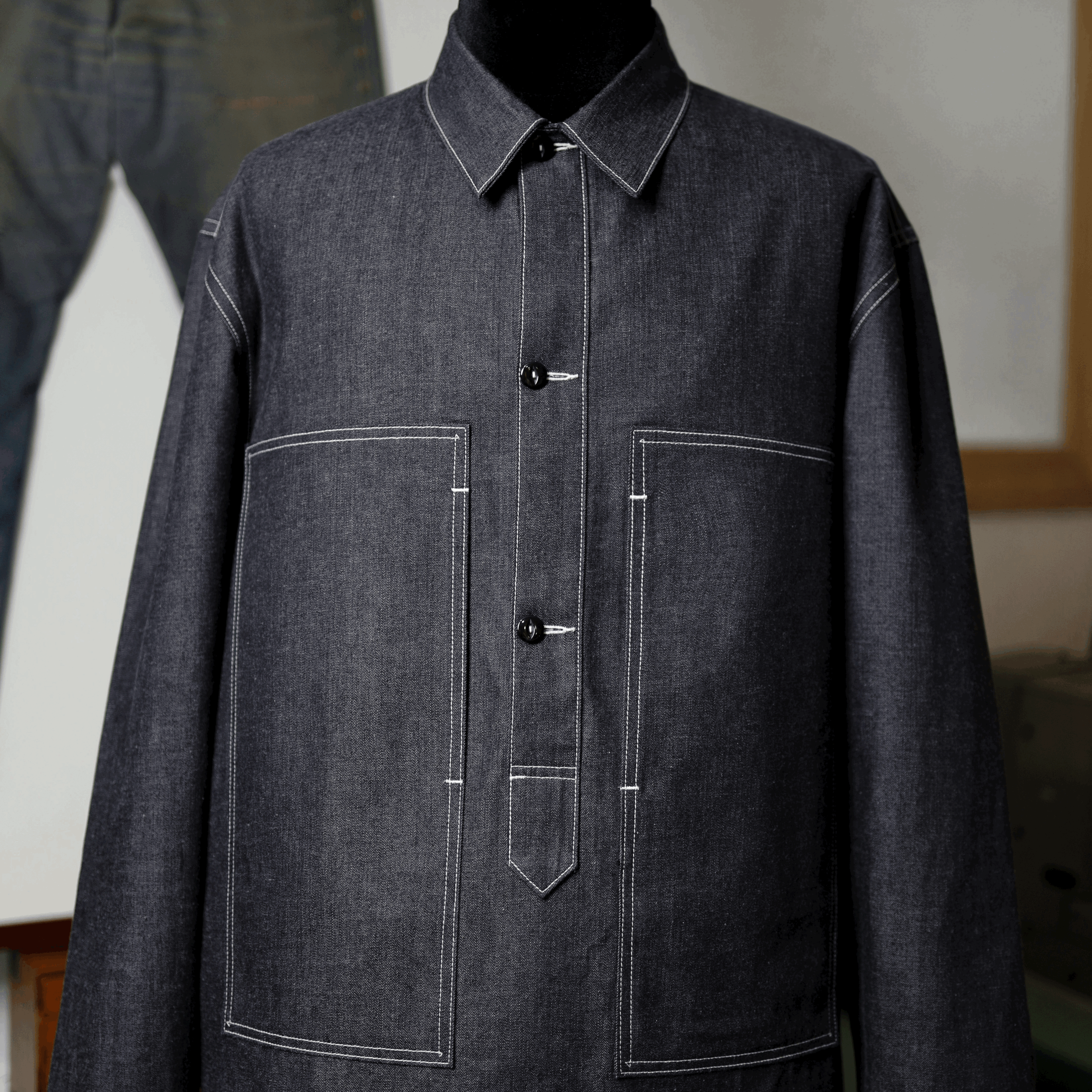 TYPE: US ARMY DENIM POPOVER