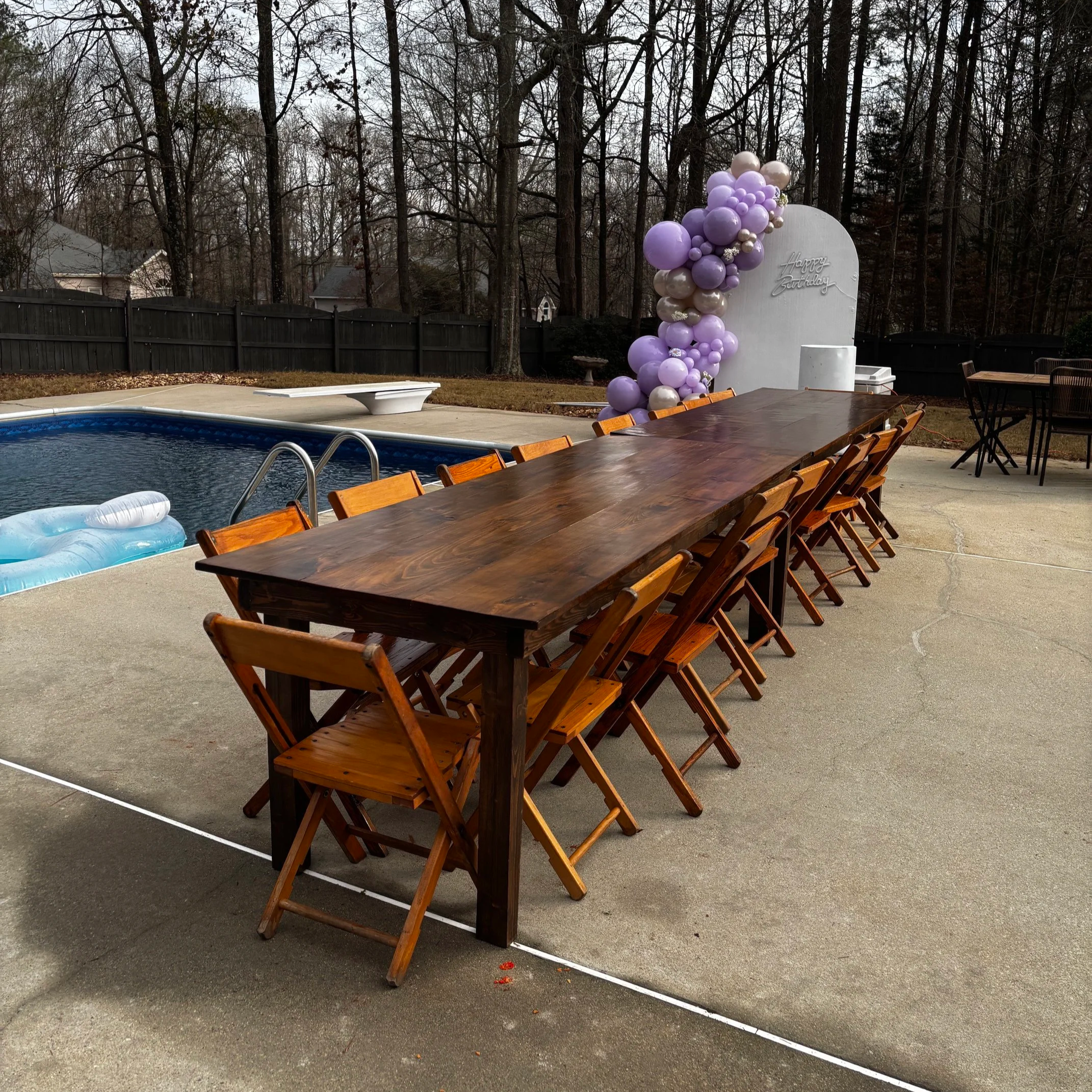 Farm Table Oak Chairs