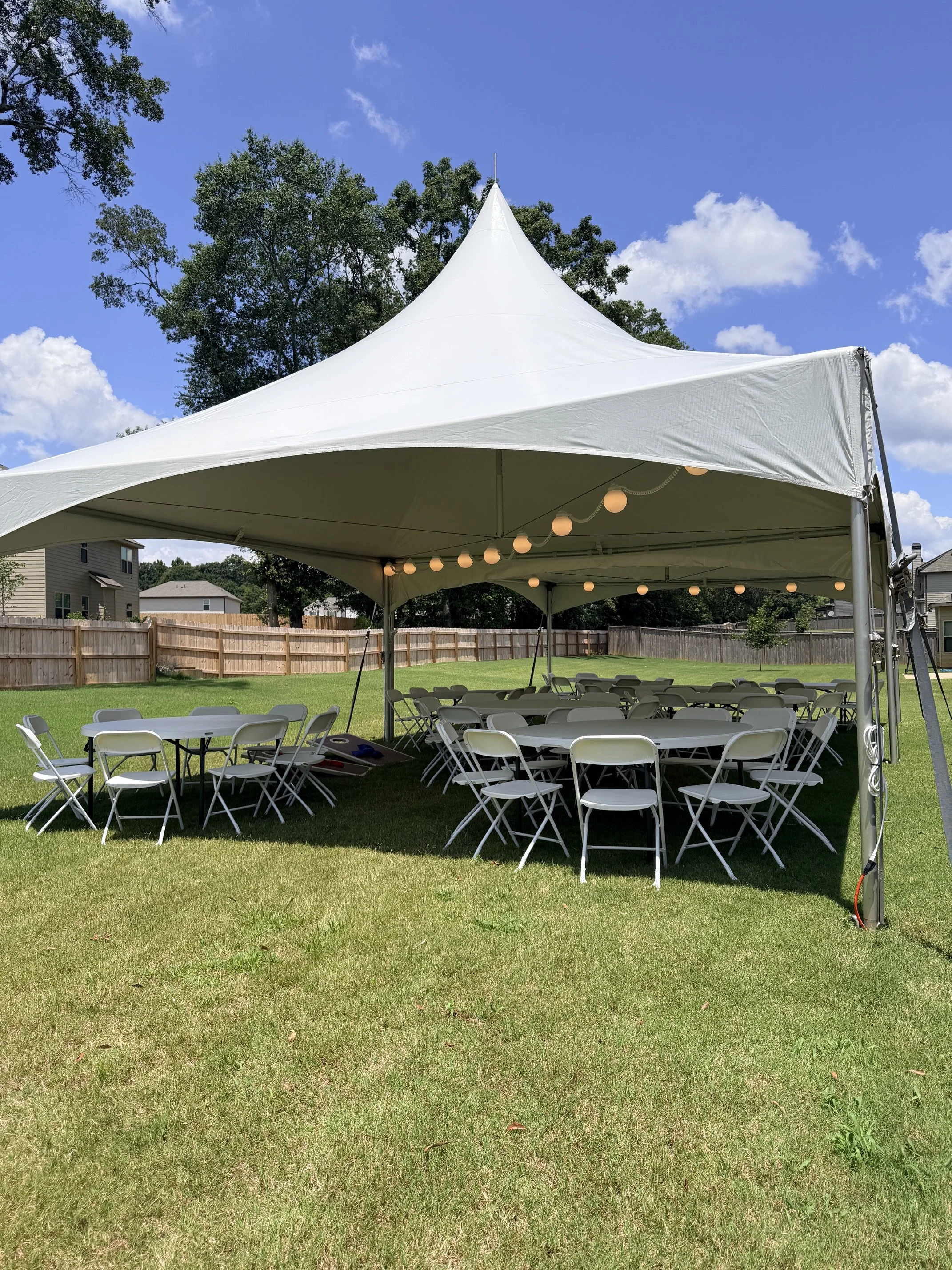 20X40 Tent 60 Guest Package