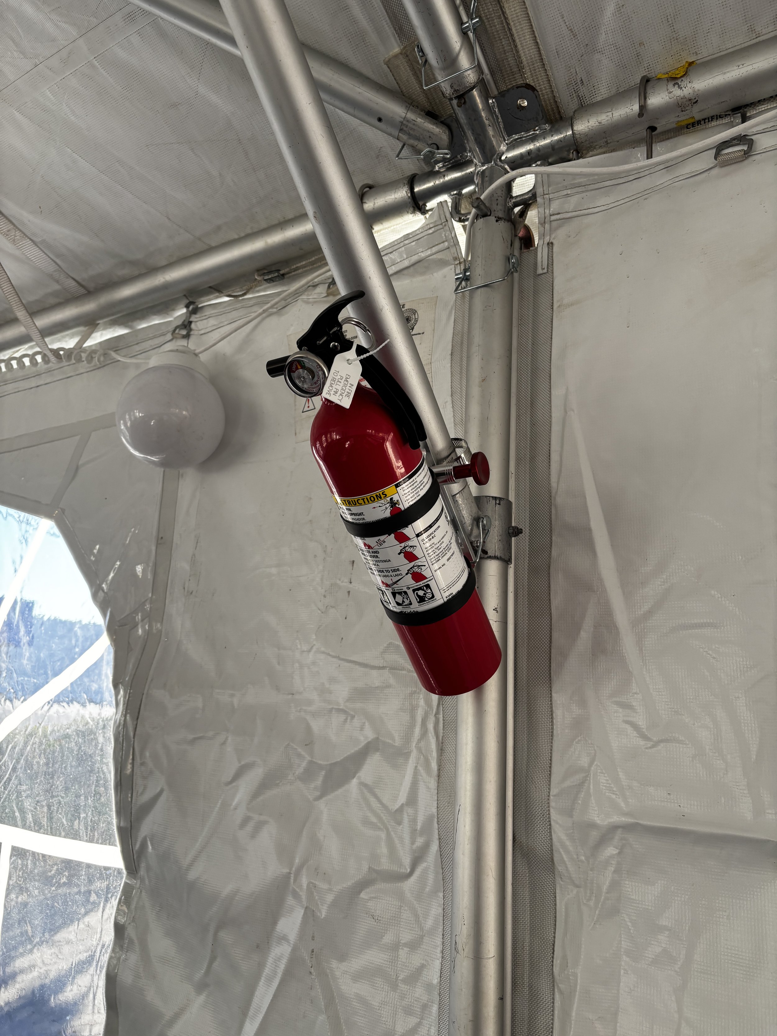 Tent Fire Extinguisher