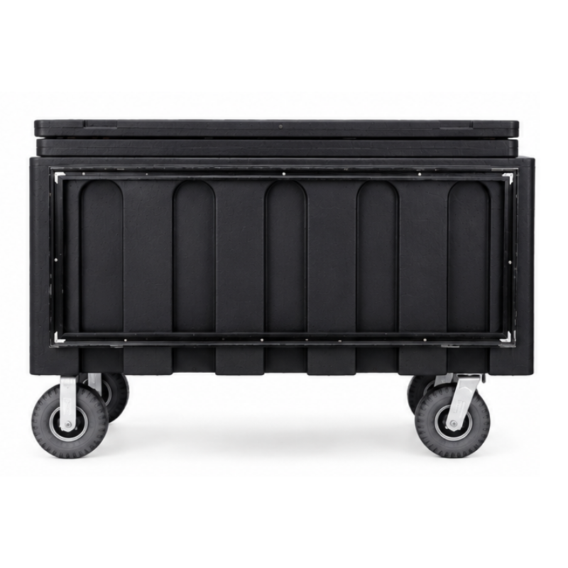 Jumbo Rolling Cooler Side