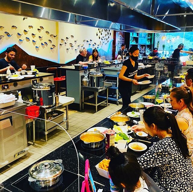 Safety is our priority when serving you #shabushabu! We were so happy to see some old friends and new faces this weekend after finally reopening again! We hope to see you soon for some socially safe distanced dining!