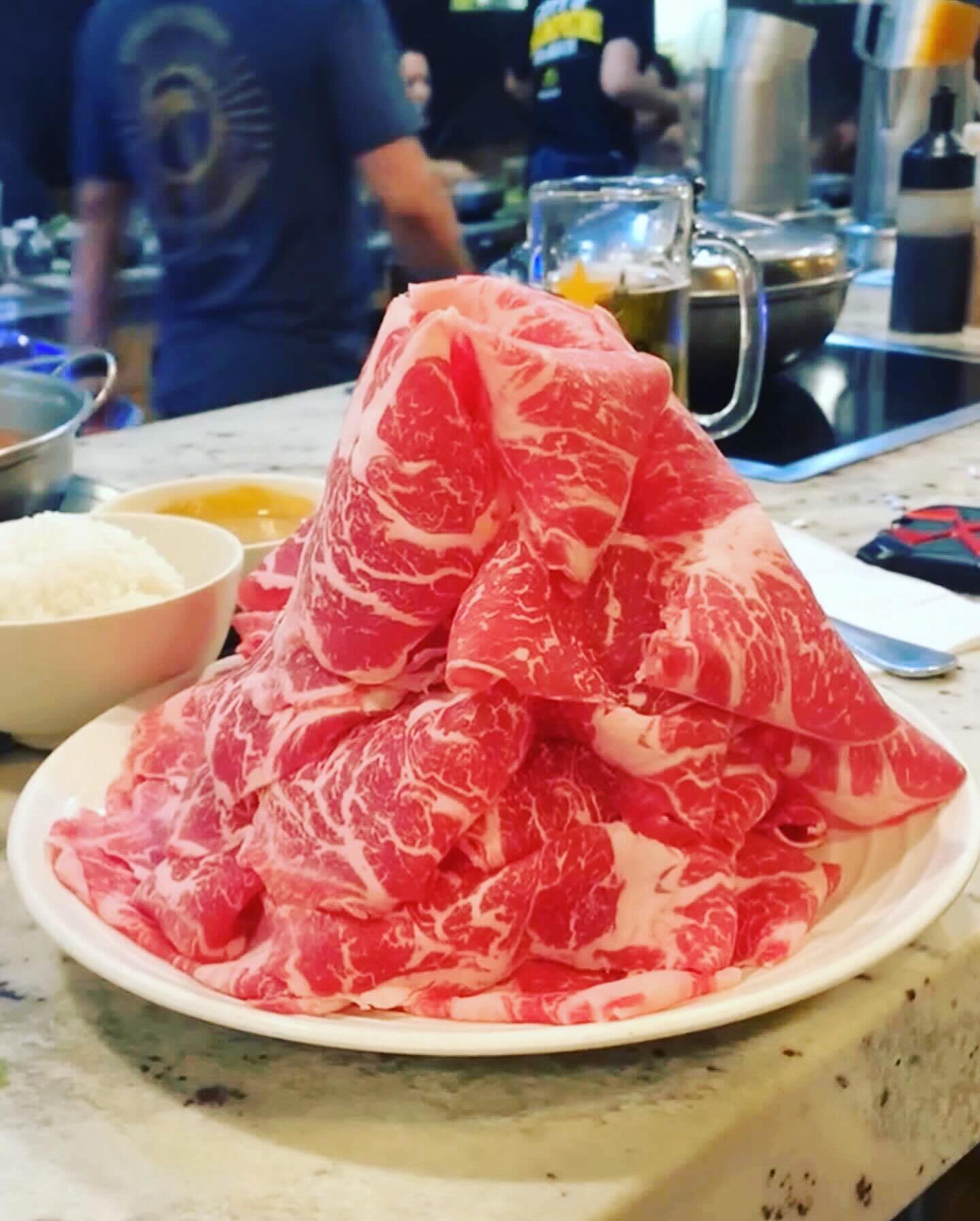 Indulge in a feast fit for a king with our King Kong Size Prime Beef Ribeye, exclusively at California . Elevate your shabu shabu experience to royal heights! 🥩👑 #KingSizeFlavor #ShabuShabuRoyalty