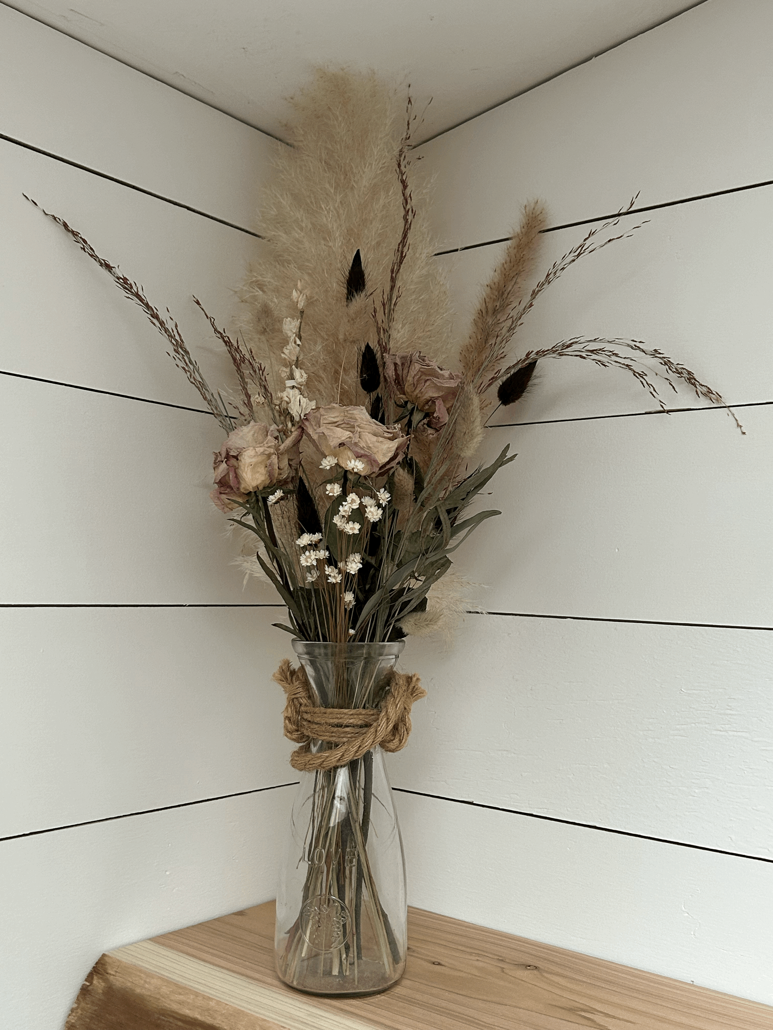 Large Dried Flower Arrangement