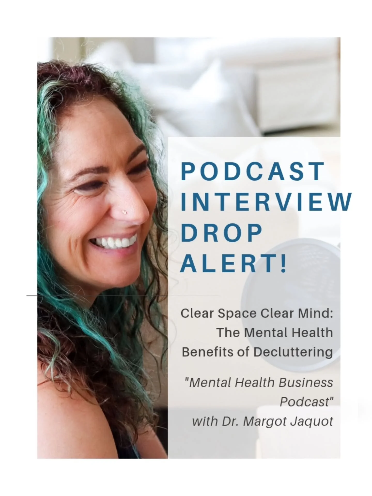 Check out &quot;Your Mental Health Business Mentor&quot; podcast on Apple Podcasts or Spotify for my conversation with Dr. Margot Jaquot on The Mental Health Benefits of Decluttering. 

Comment PODCAST for this and more of my interviews!

♡ Kate 

🪷