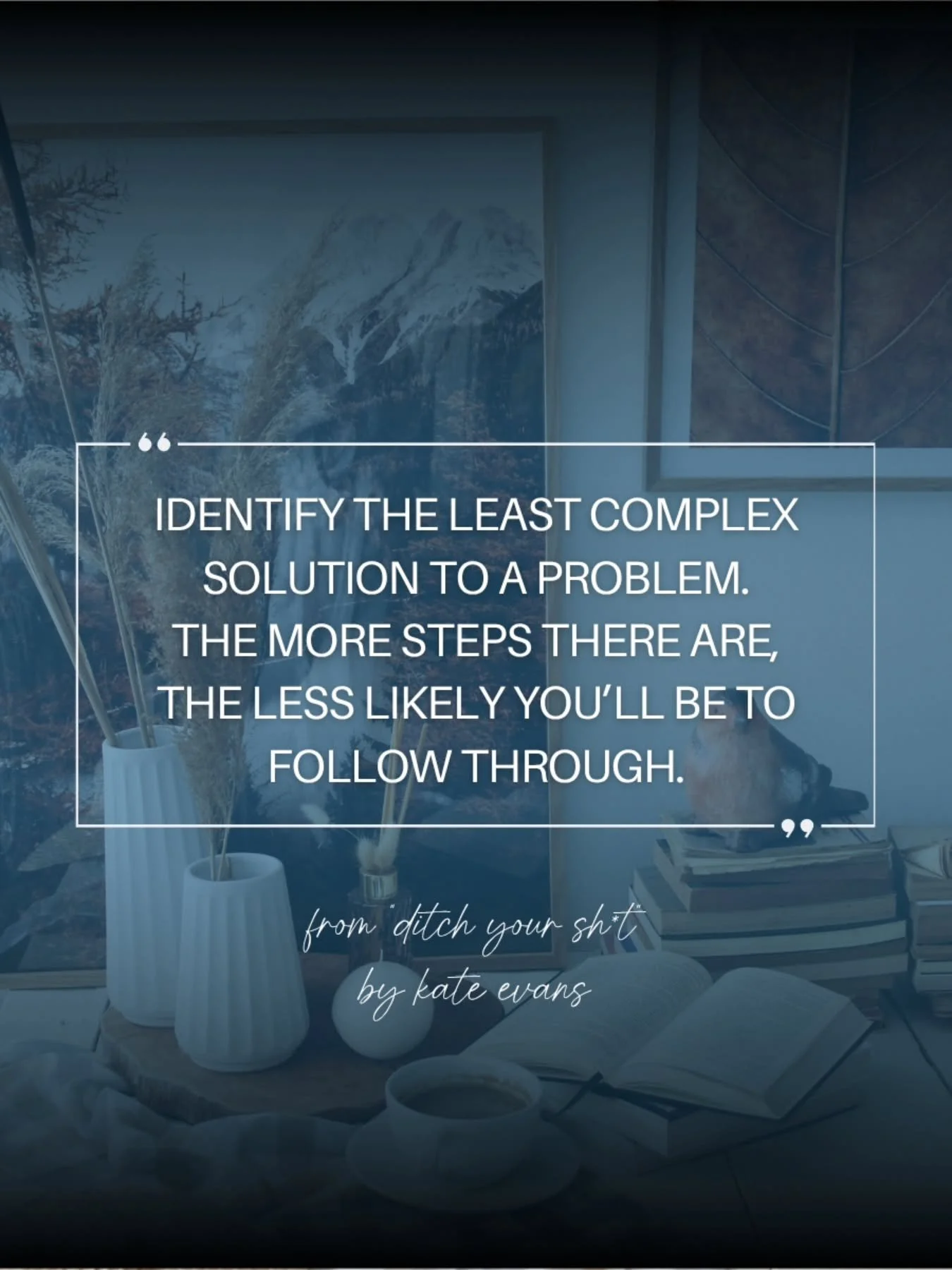 𝗪𝗲 𝗱𝗼𝗻'𝘁 𝗹𝗶𝗸𝗲 𝗲𝘅𝘁𝗿𝗮 𝘀𝘁𝗲𝗽𝘀.

Think about it. 

If you have to move something to get to something else it becomes a hassle, right?

As you create organizational systems keep them simple so that you'll keep up with them. 

Be realist