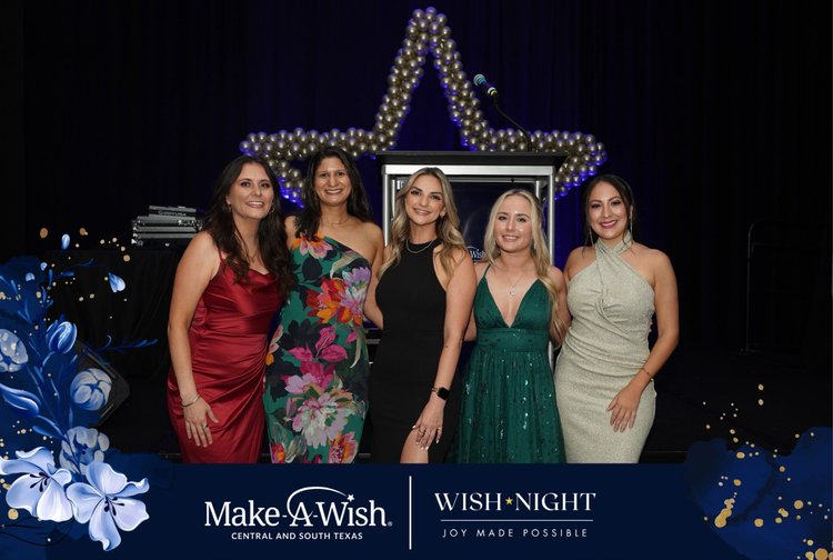 Branded guest photo from the Make-A-Wish Wish Night gala