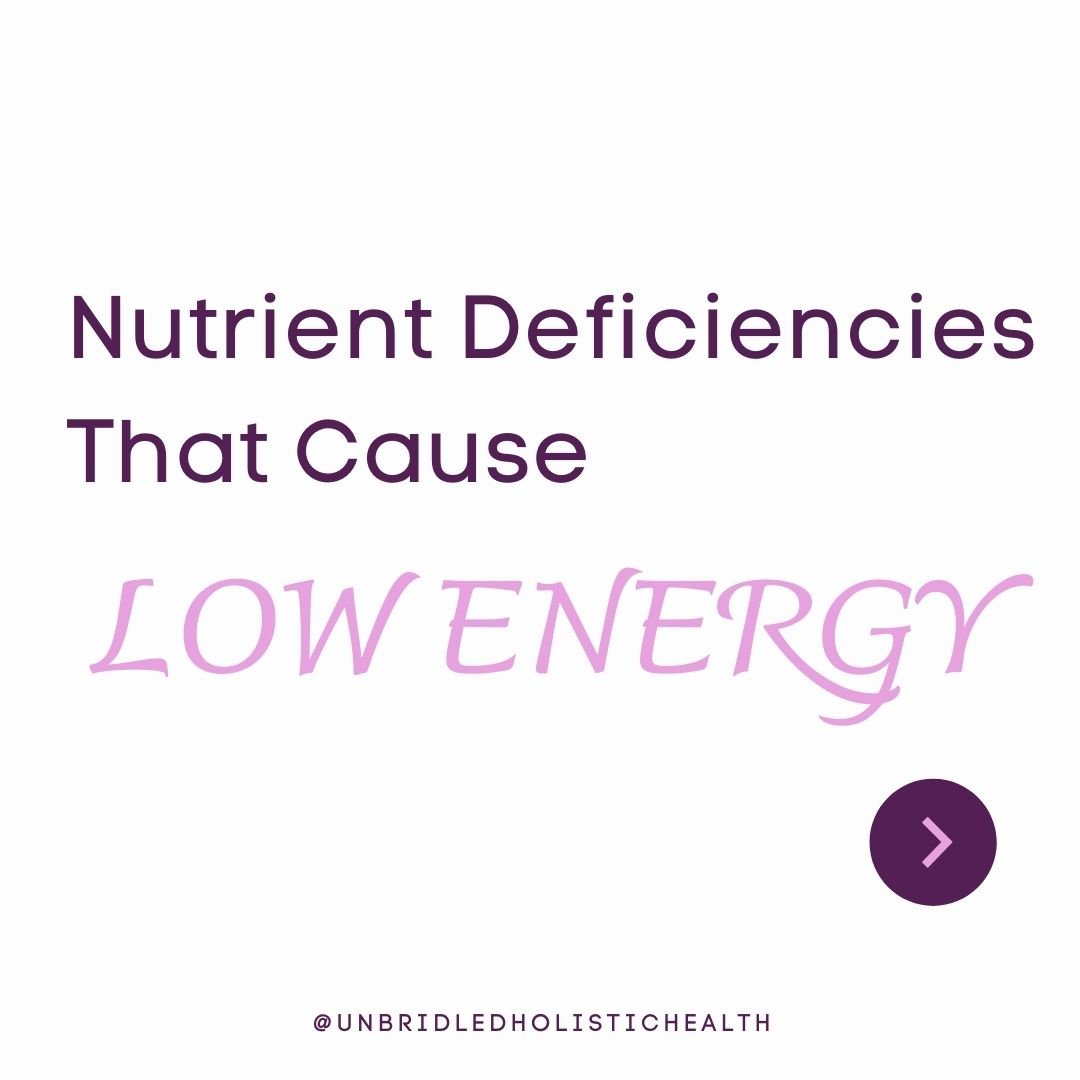 Is your body lacking some of the building blocks for energy production? 🥑🥦🫐🍠

Here&rsquo;s a brief breakdown of nutrient deficiencies that might be playing into the constant feelings of exhaustion you&rsquo;re experiencing. 🧐

Ready to eat for b