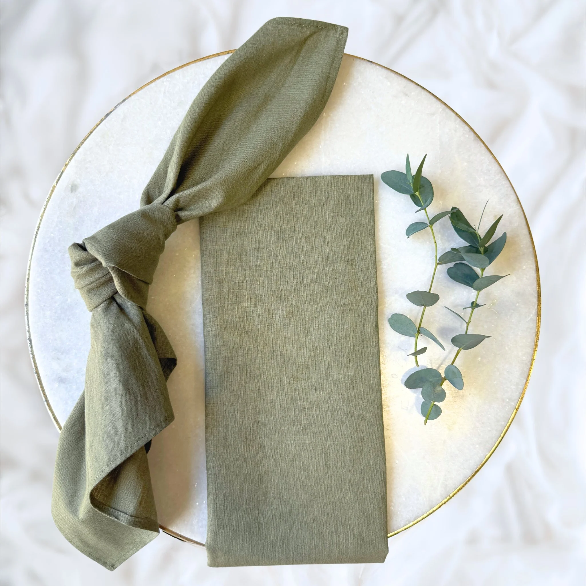 Olive Napkins  (set of 10)