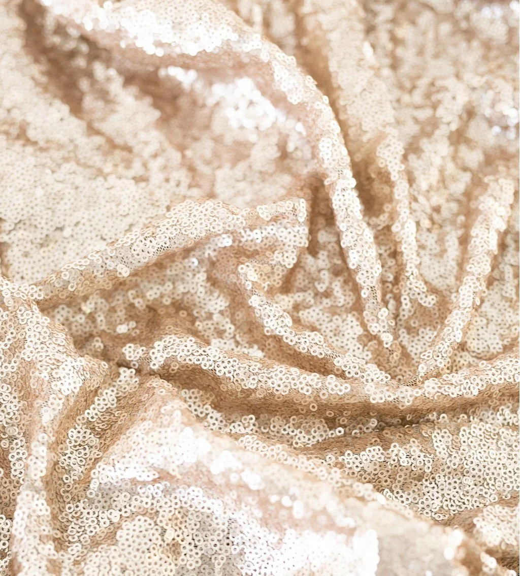 Champagne Matte Sequin