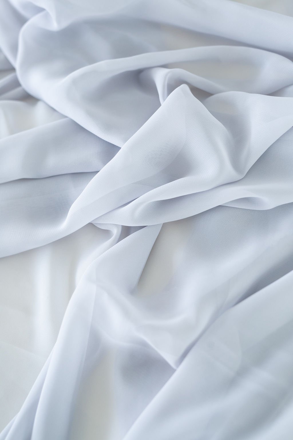 Blue Grey Chiffon Runners