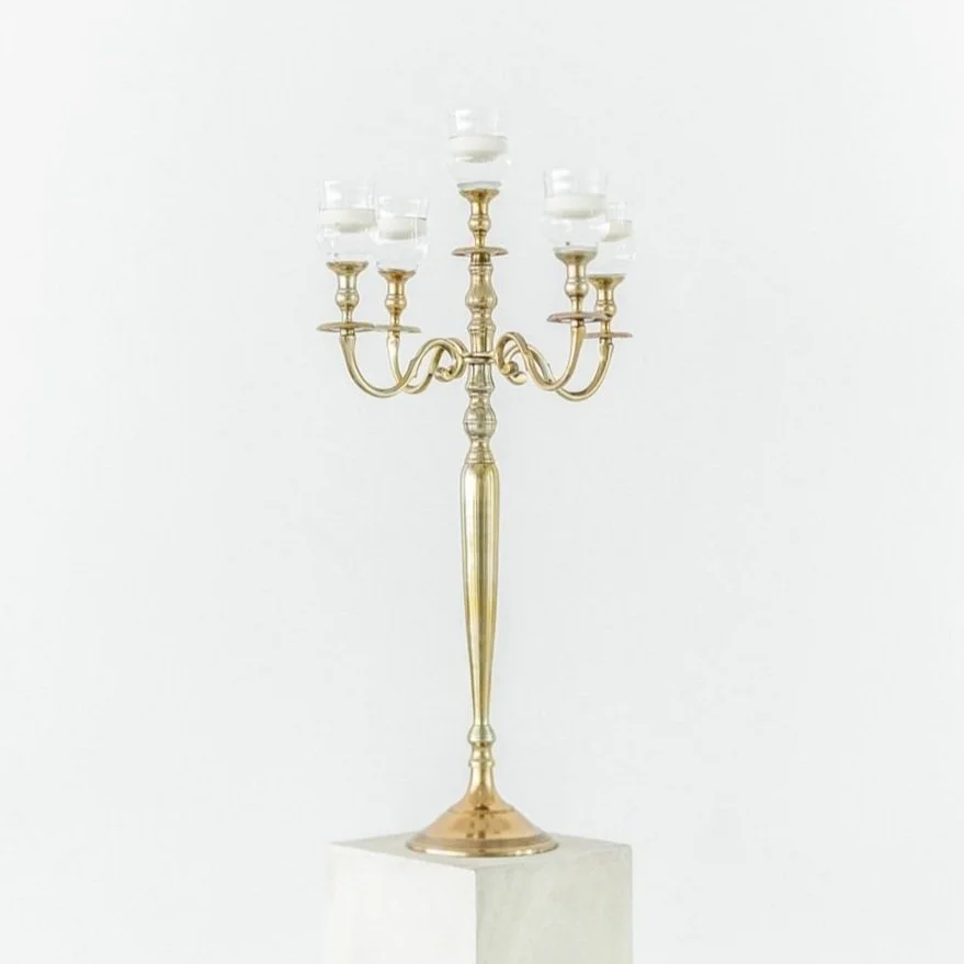 Tall Gold Candelabra
