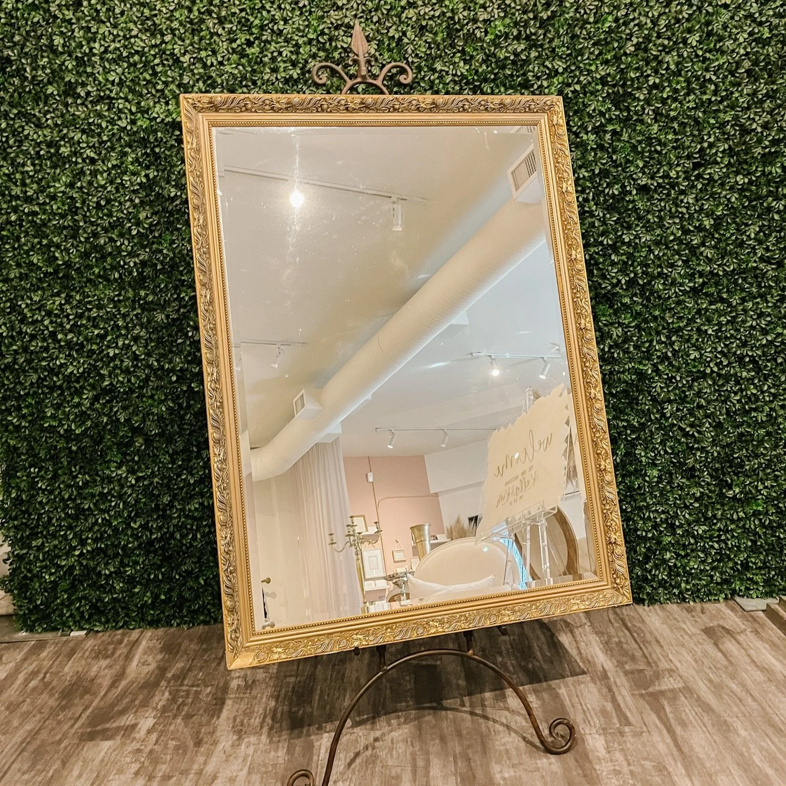 Fleur Gold Framed Mirror