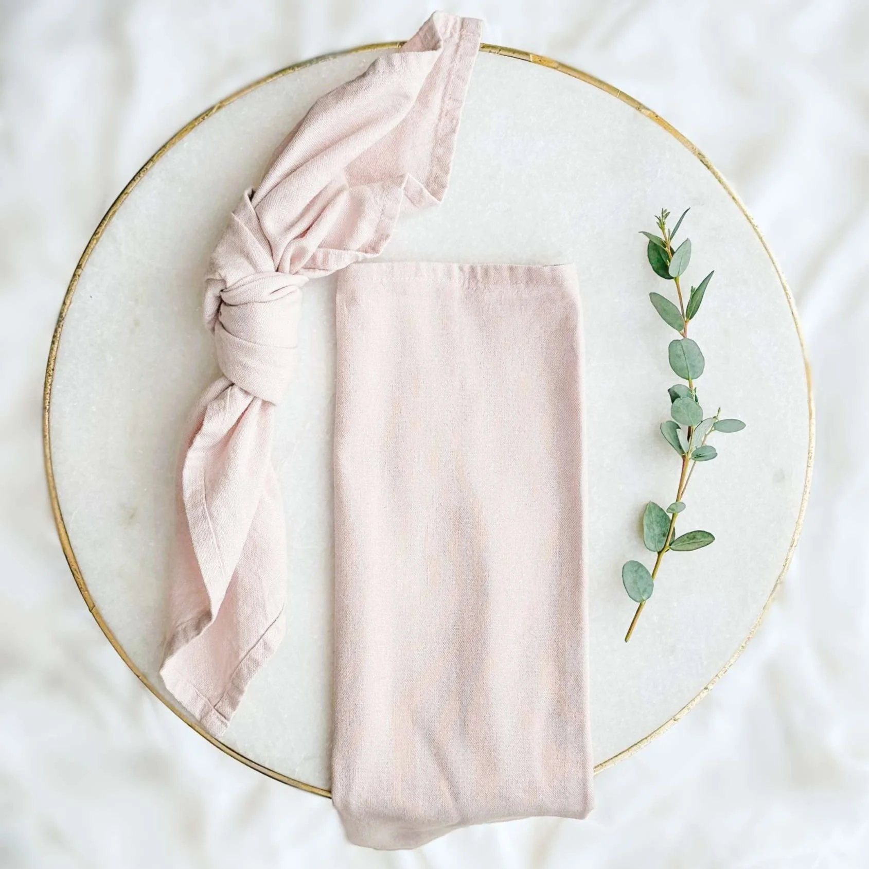 Blush Linen Napkins (set of 10)