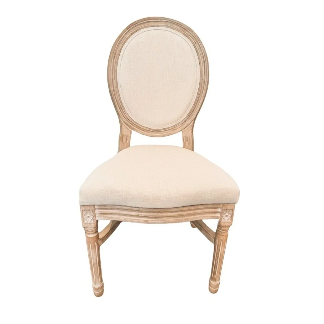 Natural Oak Louis Chairs