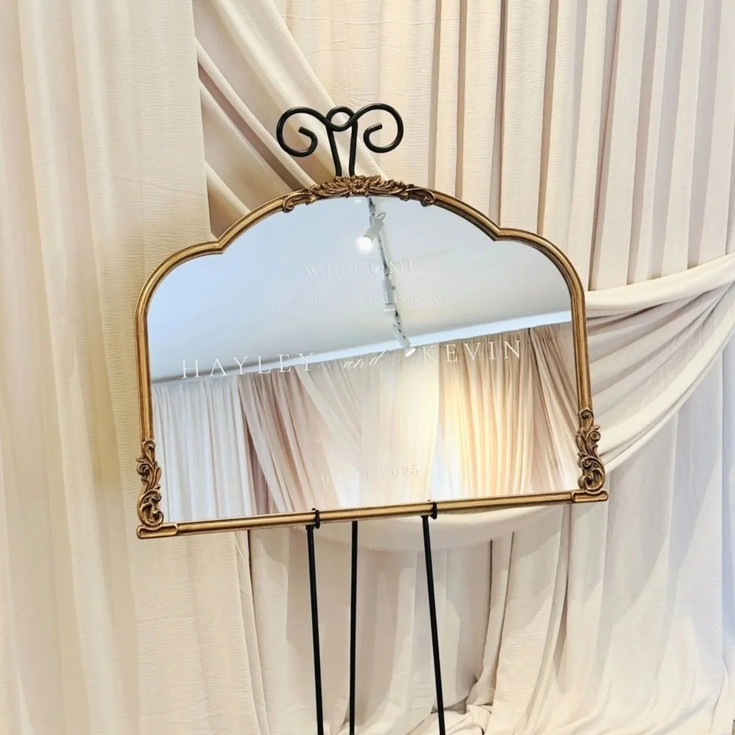 Reverie Gold Framed Mirror