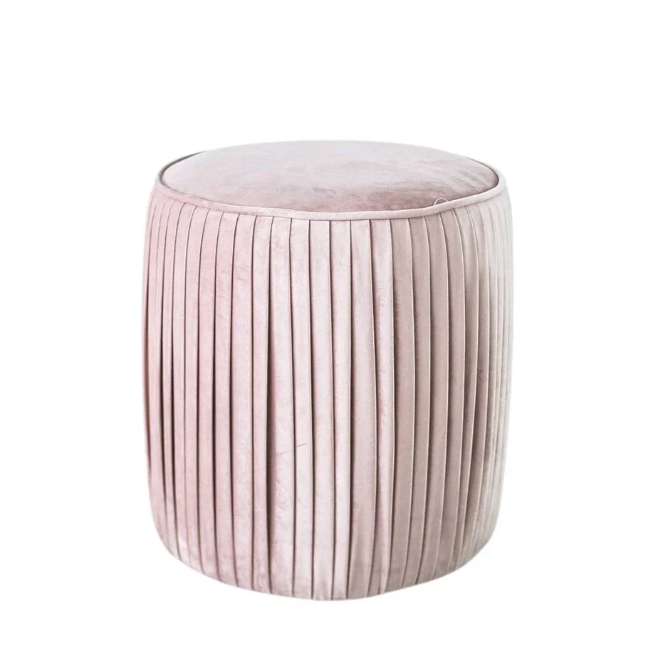 Gia Velvet Pouf
