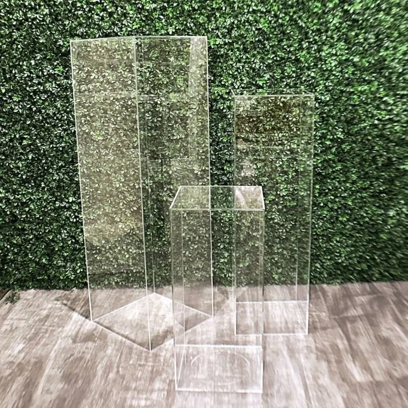 Clear Acrylic Pillars